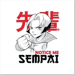 Notice Me Senpai Posters and Art